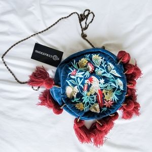 Floral Tassel Purse